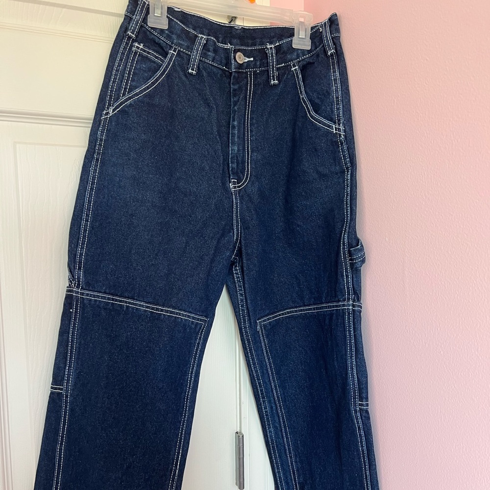 Brandy Melville John Galt one size dark wash carpenter jeans